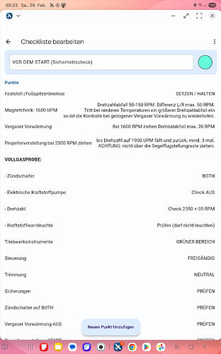 Modifica lista di controllo
