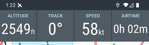 Fluginformationsfelder